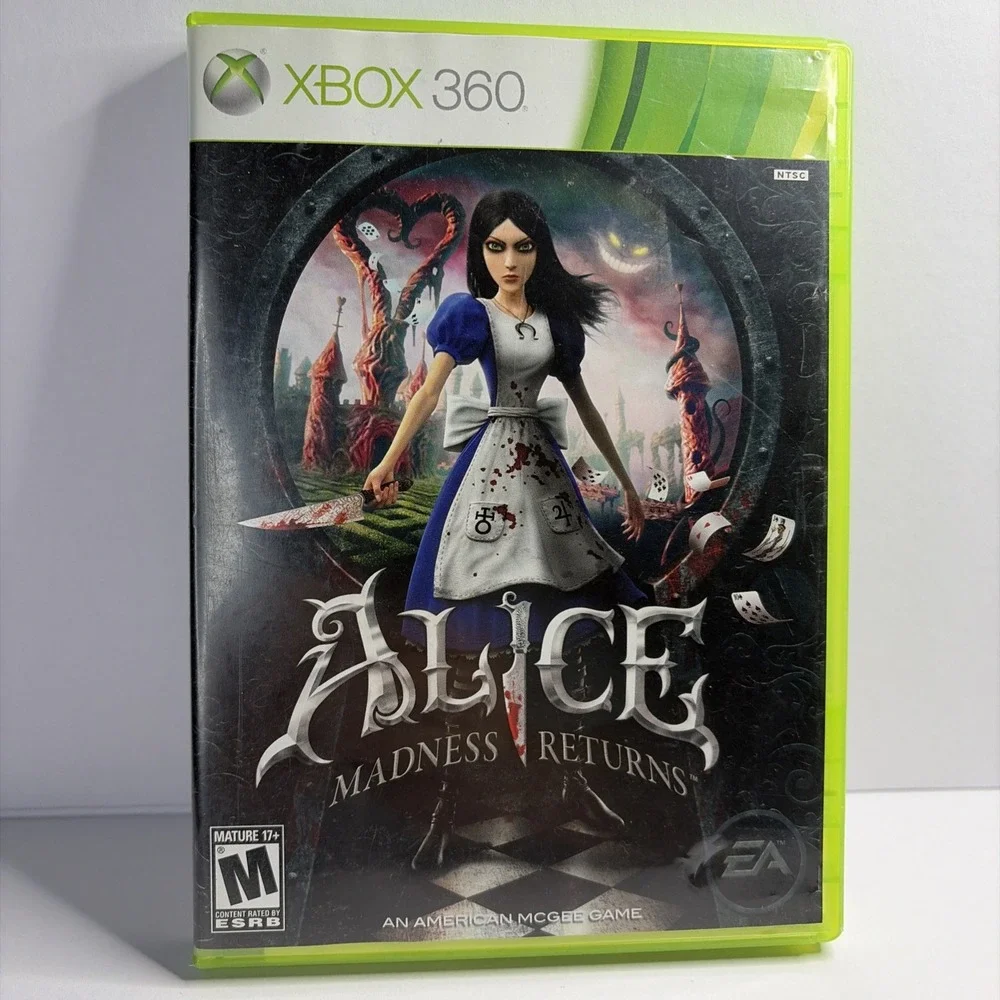 Alice: Madness Returns (Microsoft Xbox 360, 2011) - Disk is Mint T&W- CIB